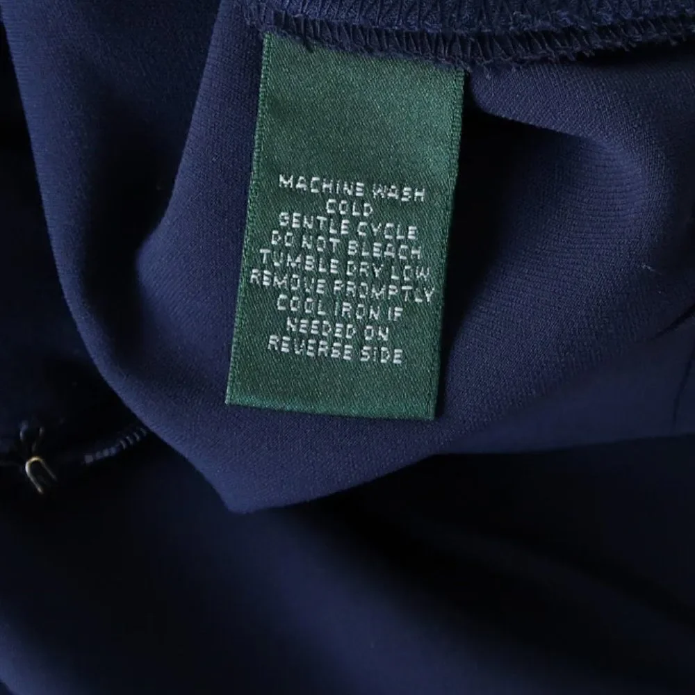 Ralph Lauren Crepe Pleat Front Culottes Pants